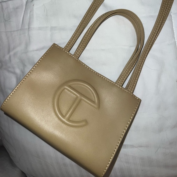 TELFAR Small Cream Shopping Bag RARE COLOR - Picture 3 of 7